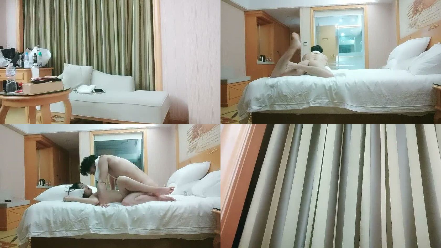 91沈先森凌晨JK肉肉身材萌妹子，洗完澡扣逼抹上润滑油，招牌抬腿侧入猛操，耐操妹子一声不吭