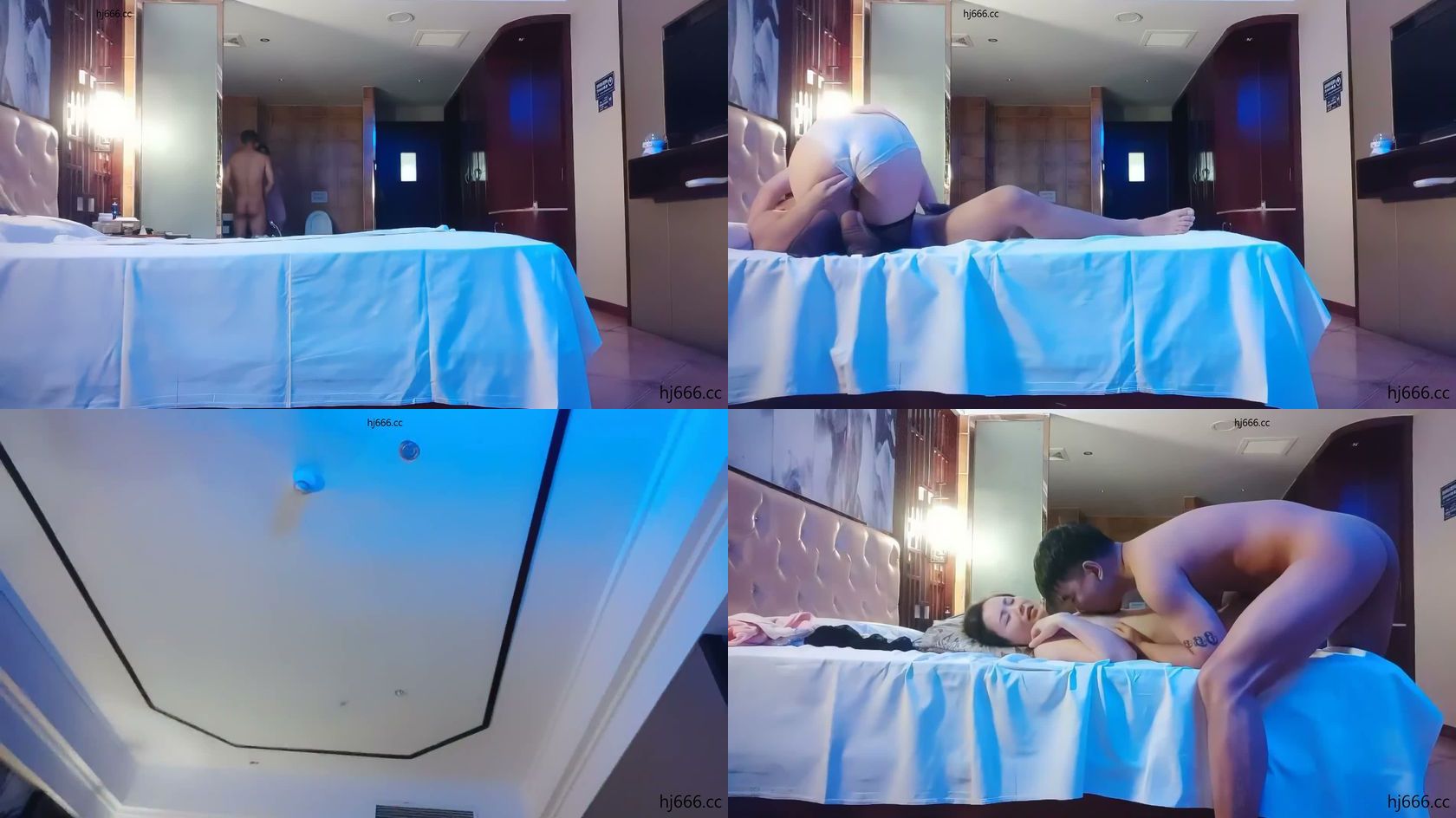 极品美臀女技师，长相甜美可爱，按摩时故意用翘挺肥美的雪白大屁股蹭来蹭去，眼神勾人