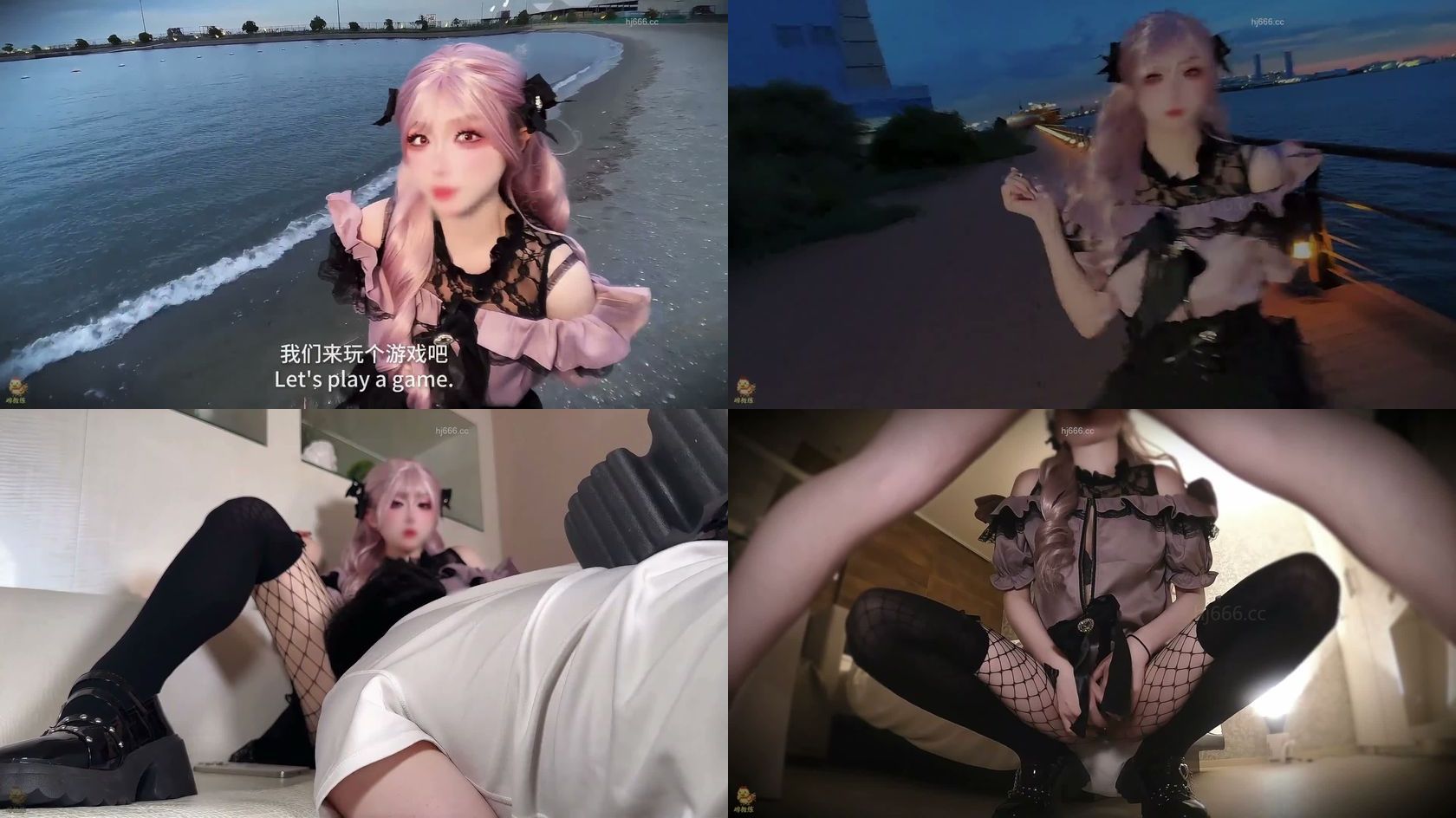 老牌网黄『鸡教练』可爱cos小女友甜蜜约会 好感度达标带去酒店开房，表面乖巧的萌妹子背地里是个小骚货