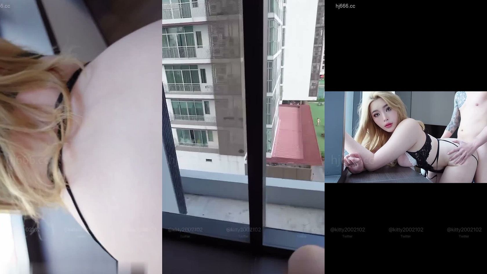 网黄潮妹「kitty」露脸性爱私拍 在阳台做爱給大家看 楼下有爸妈带小孩超緊張