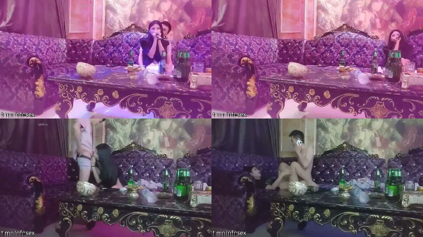 【歌厅探花】老哥叫了个颜值不错少妇，唱唱歌撩起裙子摸逼，KTV沙发上开操，口交上位骑乘猛操_学生妹_酒店真实偷拍
