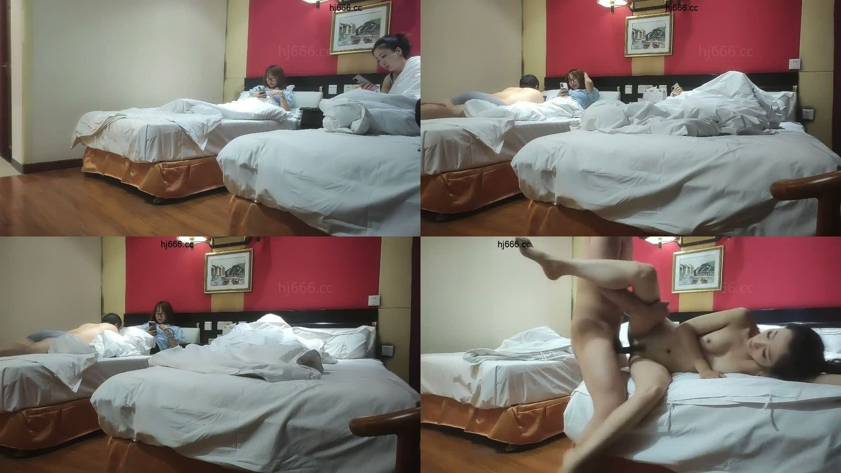 小龙寻欢两男两女约了个少妇激情大战，进行第二炮4P啪啪，一人一个抬起双腿抽插，一个先射另个继续猛操