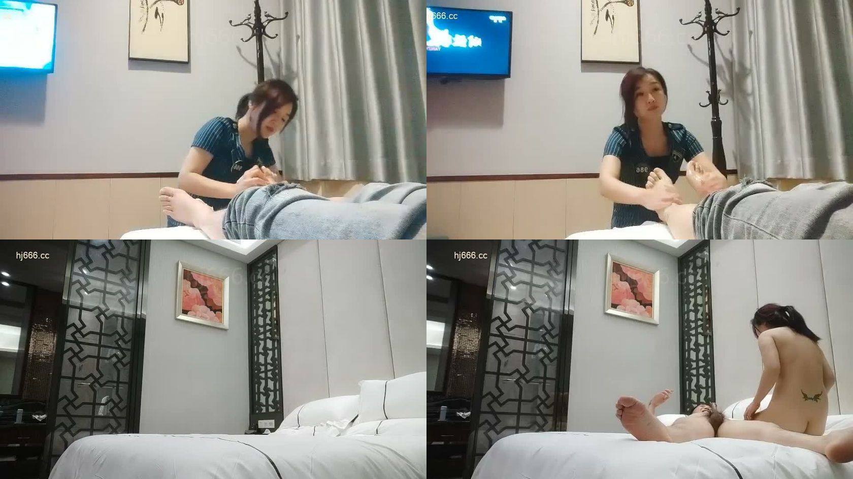 王伟哥探店足疗按摩店撩妹高颜值美女良家技师花大价钱约到宾馆啪啪偷拍